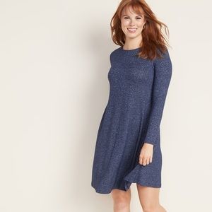 Old Navy Heather Blue Swing Dress